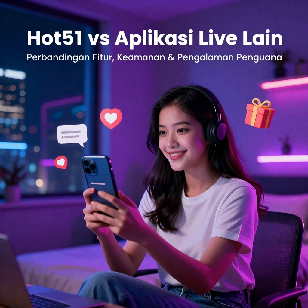 HOT51 DIBANDING APLIKASI LIVE LAIN