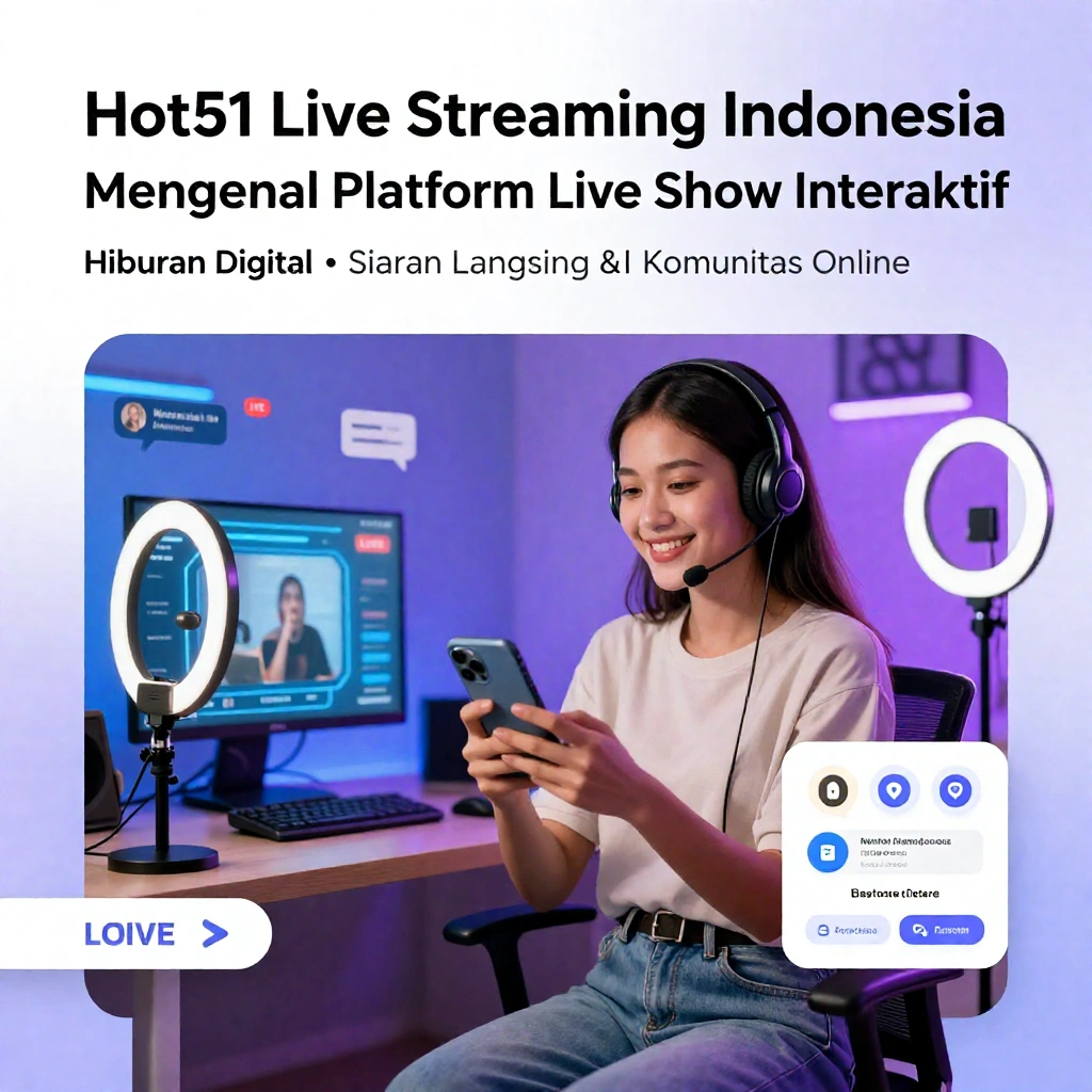 Hot51 Live Streaming Indonesia Mengenal Platform Live Show Modern